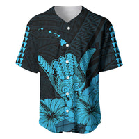 Hawaii Shaka Sign Baseball Jersey Blue Version LT9 - Polynesian Pride