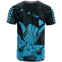 Hawaii Shaka Sign T Shirt Blue Version LT9 - Polynesian Pride