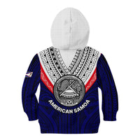 American Samoa Kid Hoodie Bald Eagle with Polynesian Pattern LT9 - Polynesian Pride