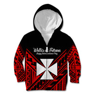 Wallis et Futuna Kid Hoodie Happy Independence Day LT9 - Polynesian Pride
