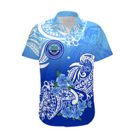 Federated States Of Micronesia Hawaiian Shirt Polynesian Floral Tribal LT9 - Polynesian Pride