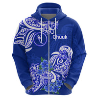 FSM Chuuk State Hoodie Polynesian Floral Tribal LT9 - Polynesian Pride