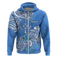 FSM Kosrae State Hoodie Polynesian Floral Tribal LT9 - Polynesian Pride