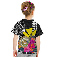 Kakau Tribal Hawaiian Kanaka Maoli Kid T Shirt LT9 - Polynesian Pride