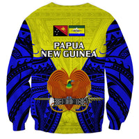 Papua New Guinea Sweatshirt Morobe Province Mix Coat Of Arms Polynesian Art LT14 - Polynesian Pride