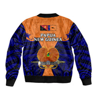 Papua New Guinea Bomber Jacket New Ireland Province Mix Coat Of Arms Polynesian Art LT14 - Polynesian Pride