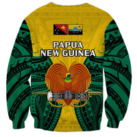 Papua New Guinea Sweatshirt Hela Province Mix Coat Of Arms Polynesian Art LT14 - Polynesian Pride