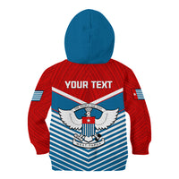 (Custom Personalised) West Papua Kid Hoodie Coat Of Arms And Morning Star Flag LT14 - Polynesian Pride