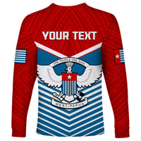 (Custom Personalised) West Papua Long Sleeve Shirt Coat Of Arms And Morning Star Flag LT14 - Polynesian Pride