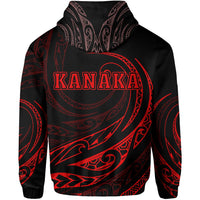 Kanaka Hoodie Frida Style Red - Polynesian Pride