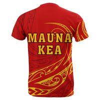 Hawaiian Mauna Kea Polynesian T shirt Frida Style - Polynesian Pride