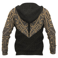 Aotearoa Koru Maori Tattoo All Over Hoodie - Polynesian Pride