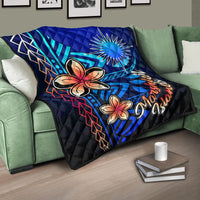 Marshall Islands Premium Quilt - Vintage Tribal Mountain - Polynesian Pride
