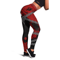 Marshall Islands Polynesian Women's Leggings - Polynesian Chain Style - Polynesian Pride