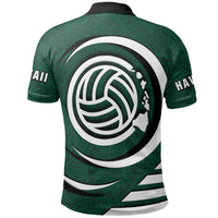 Hawaii Polo Shirt Hawaii Volleyball Map - Polynesian Pride