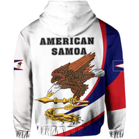 American Samoa Hoodie (Zip up) Arch Style - Polynesian Pride