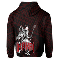Hawaii Ikaika Polynesian Hoodie Zip Be Strong AH - Polynesian Pride
