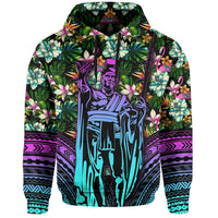 Hawaii King Polynesian Tropical Hoodie Hors Style - Polynesian Pride