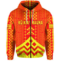 Hawaii Ku Kiai Mauna Zip Hoodie We Are Mauna Kea Unique Vibes LT8 - Polynesian Pride