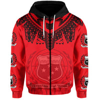Samoa Independence Day Tribal Tattoo Coat of Arms Hoodie No.1 LT6 - Polynesian Pride