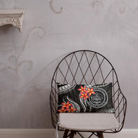 Palau Polynesian Pillow - White Plumeria - Polynesian Pride