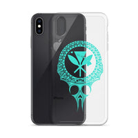 Kanaka Maoli Iphone Case The Eyes Turquoise AH iPhone XS Max Phone Case Turquoise - Polynesian Pride