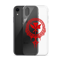 Kanaka Maoli Iphone Case The Eyes Red AH iPhone XR Phone Case Red - Polynesian Pride