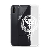 Kanaka Maoli Iphone Case The Eyes White AH iPhone X/XS Phone Case White - Polynesian Pride