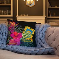 Tuvalu Polynesian Basic Pillow - Tropical Bouquet - Polynesian Pride