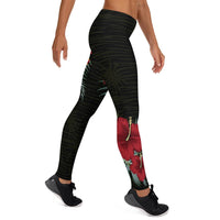 Kiribati Hibiscus Leggings - Polynesian Pride