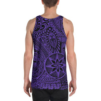Polynesian Hawaiian Style Tribal Tattoo Violet - Hawaii Men's Tank Top - Polynesian Pride