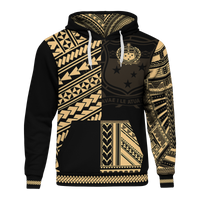 Samoa Hoodie Polynesian Portion Gold Version Unisex Gold - Polynesian Pride