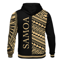 Samoa Hoodie Polynesian Portion Gold Version - Polynesian Pride