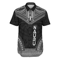 Nauru Polynesian Chief Shirt - Black Version Men Black - Polynesian Pride
