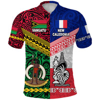 Custom Vanuatu New Caledonia Flag Style Polo Shirt Together LT8 - Polynesian Pride