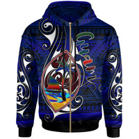 Guam Hoodie Custom Guam Independence Day With Hook Polynesian Patterns LT10 - Polynesian Pride