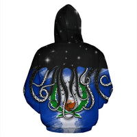 Pohnpei Hoodie Pohnpei Flag Octopus Style K9 - Polynesian Pride