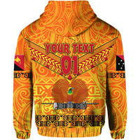 Custom Papua New Guinea Kumuls Hoodie Simple Style Yellow Vibes LT8 - Polynesian Pride