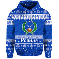 FSM Pohnpei Christmas Hoodie Simple Style LT8 - Polynesian Pride