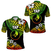 FSM Yap Polo Shirt Unique Vibes Reggae LT8 Unisex Reggae - Polynesian Pride