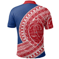Guam Polo Shirt Rugby Version Coat Of Arms Polynesian - Polynesian Pride