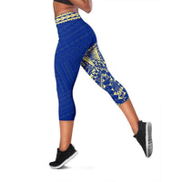 Neo Polynesian Rising 3rd Capris (Blue) A6 - Polynesian Pride