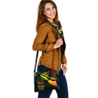 Marshall Islands Shoulder Handbag - Reggae Polynesian Tentacle Tribal Pattern Crest - Polynesian Pride