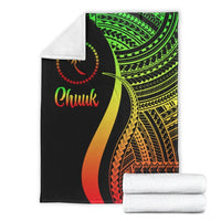 Chuuk Premium Blanket - Reggae Polynesian Tentacle Tribal Pattern - Polynesian Pride