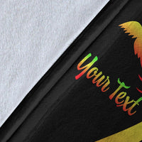 Papua New Guinea Custom Personalised Premium Blanket - Reggae Polynesian Tentacle Tribal Pattern - Polynesian Pride