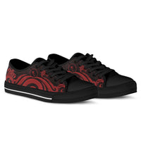 Chuuk Low Top Canvas Shoes - Red Tentacle Turtle - Polynesian Pride