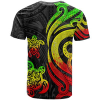 Cook islands T Shirt Reggae Tentacle Turtle - Polynesian Pride