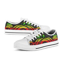 Yap Low Top Canvas Shoes - Reggae Tentacle Turtle - Polynesian Pride