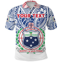 Custom Manu Samoa Rugby Polo Shirt Simple Style White Unisex White - Polynesian Pride