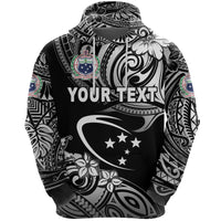 Custom Manu Samoa Rugby Hoodie Unique Vibes Black - Polynesian Pride